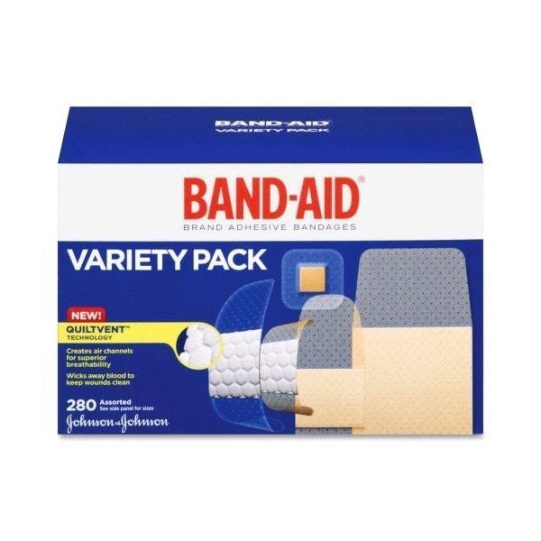 Johnson & Johnson Band Aid Variety Pack 280 Count Case Pack 2