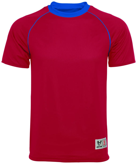 Men's Athletic Shirt, Short Sleeve Conversion Reversible Sports Jersey - 322900