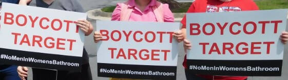 Boycott Target Sign